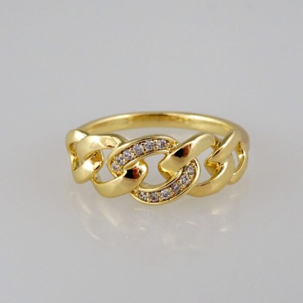 Woman Ring/ Anillos Damas/  14K Real Color/  Zircon Stone// R167