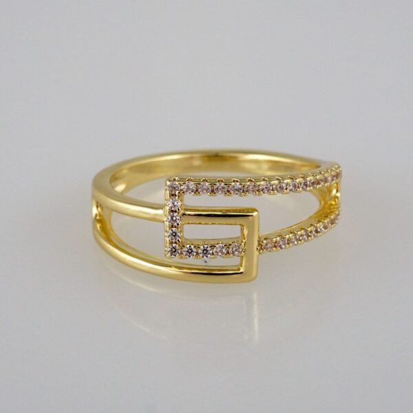 Woman Ring/ Anillos Damas/  14K Real Color/  Zircon Stone// R168