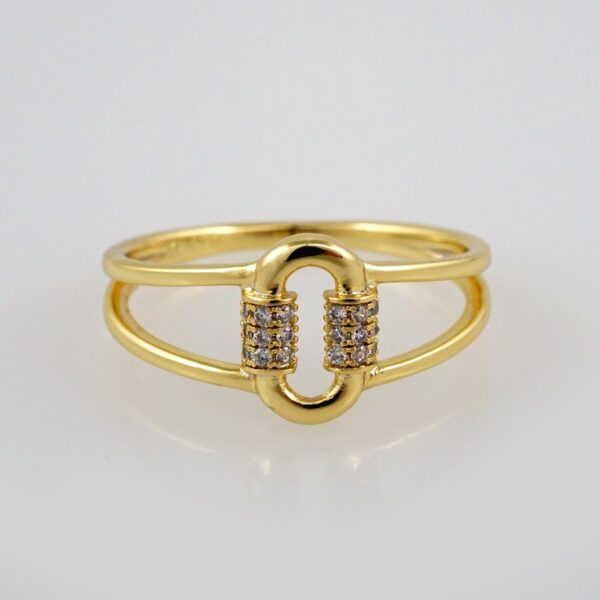 Woman Ring/ Anillos Damas/  14K Real Color/  Zircon Stone// R170