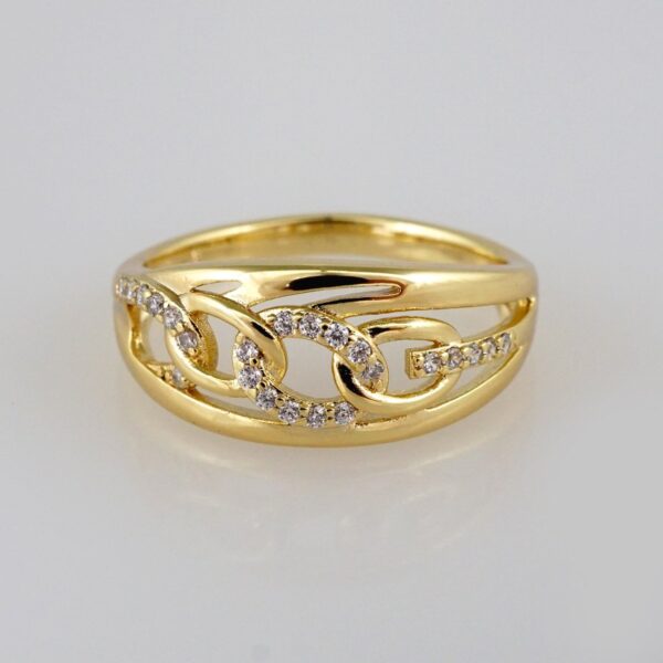 Woman Ring/ Anillos Damas/  14K Real Color/  Zircon Stone// R172