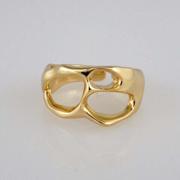 Woman Ring/ Anillos Damas/  14K Real Color/  Zircon Stone/ Ajustable// R175