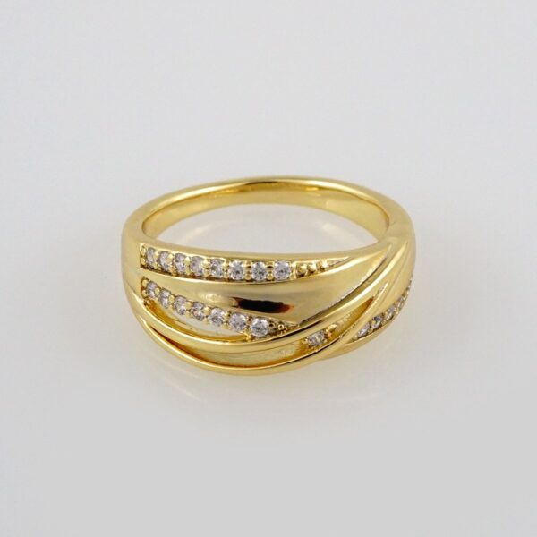 Woman Ring/ Anillos Damas/  14K Real Color/  Zircon Stone// R177