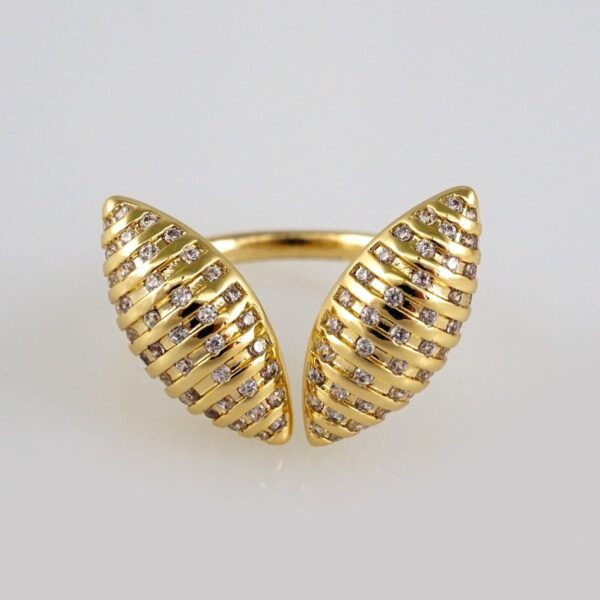 Woman Ring/ Anillos Damas/  14K Real Color/  Zircon Stone// R189