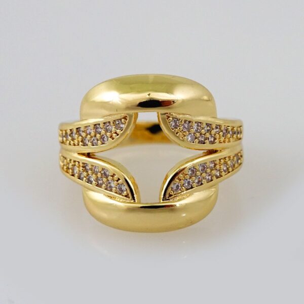 Women Ring/ Anillos Damas/   14K Real Color/  Zircon Stone// R243
