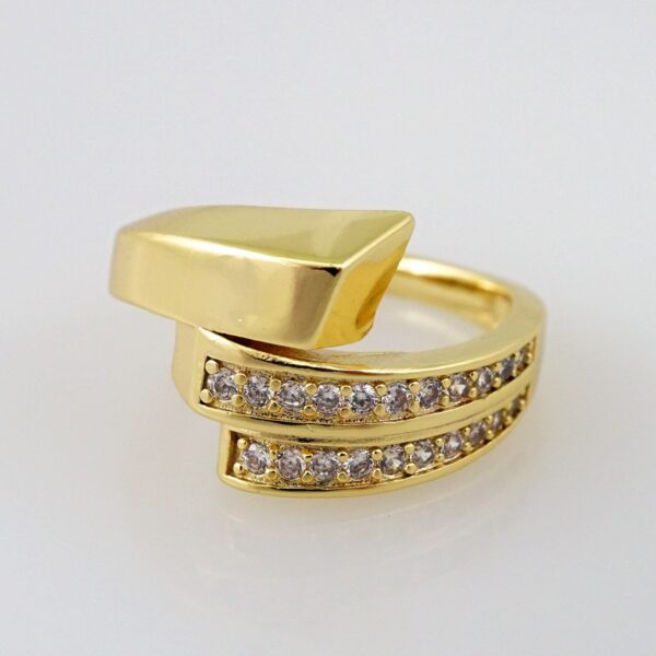 Women Ring/ Anillos Damas/   14K Real Color/  Zircon Stone// R246