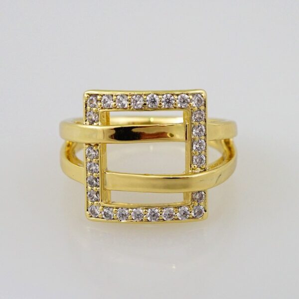 Women Ring/ Anillos Damas/    14K Real Color/   Zircon Stone// R266