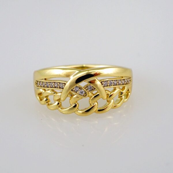Women Ring/ Anillos Damas/  14K Real Color/ Zircon Stone// R269