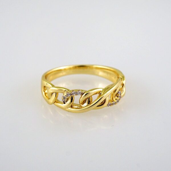 Women Ring/ Anillos Damas/  14K Real Color/ Zircon Stone// R274