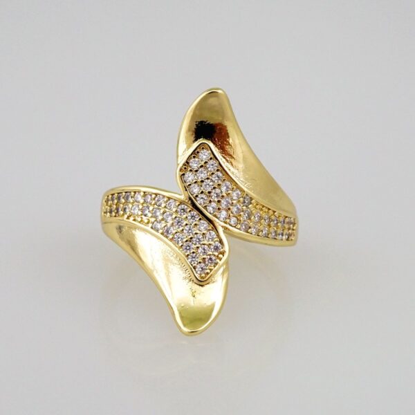 Women Ring/ Anillos Damas/  14K Real Color/  Zircon Stone// R295