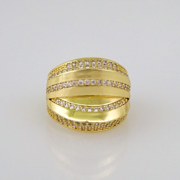 Women Ring/ Anillos Damas/  14K Real Color/  Zircon Stone// R303