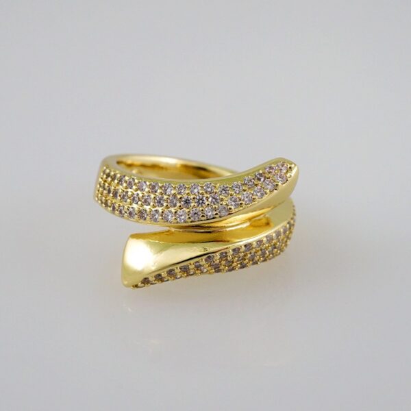 Women Ring/ Anillos Damas/  14K Real Color/  Zircon Stone// R308