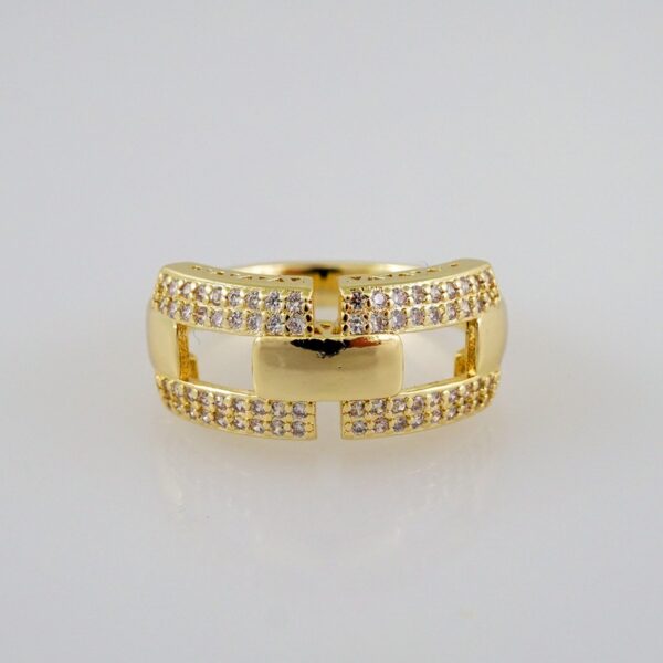 Women Ring/ Anillos Damas/  14K Real Color/  Zircon Stone// R309