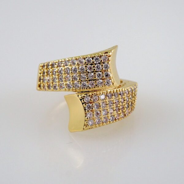Women Ring/ Anillos Damas/  14K Real Color/  Zircon Stone// R312