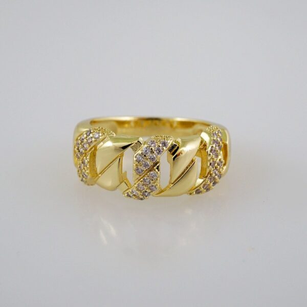Women Ring/ Anillos Damas/  14K Real Color/  Zircon Stone// R319