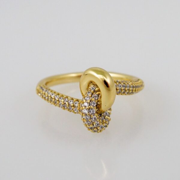 Women Ring/ Anillos Damas/  14K Real Color/  Zircon Stone// R372