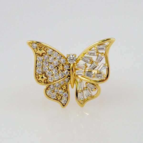 Women Ring/ Anillos Damas/  14K Real Color/  Zircone Stone// R392