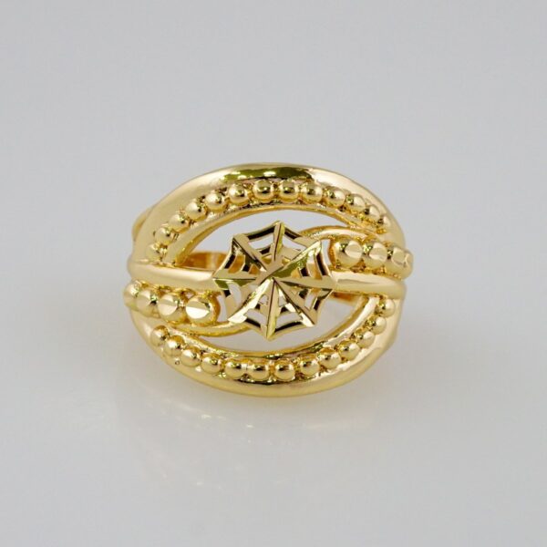 Women Ring/ Anillos Damas/  14K Real Color/  Plain// R393