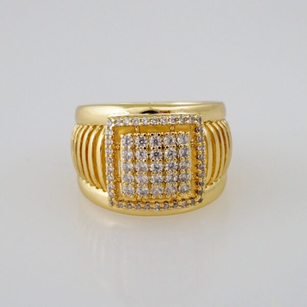 Women Ring/ Anillos Damas/  14K Real Color/  Zircon Stone// R400