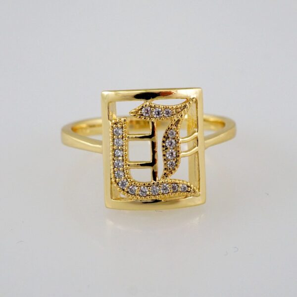 Women Ring/ Anillos Damas/  14K Real Color/  Zircon Stone// R431