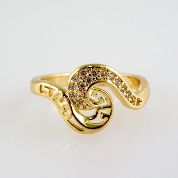 Women Ring/ Anillos Damas/  14K Real Color/  Zircon Stone// R443