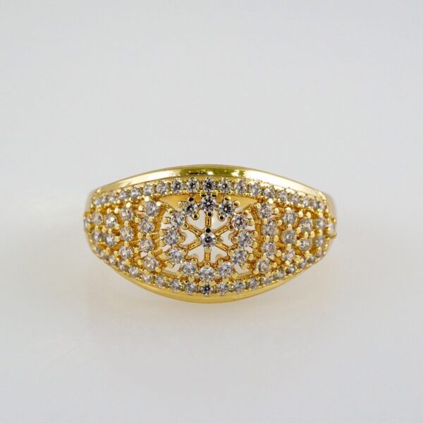 Women Ring/ Anillos Damas/  14K Real Color/  Zircon Stone// R448