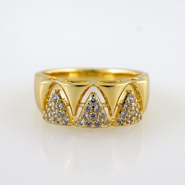 Women Ring/ Anillos Damas/  14K Real Color/  Zircon Stone// R458