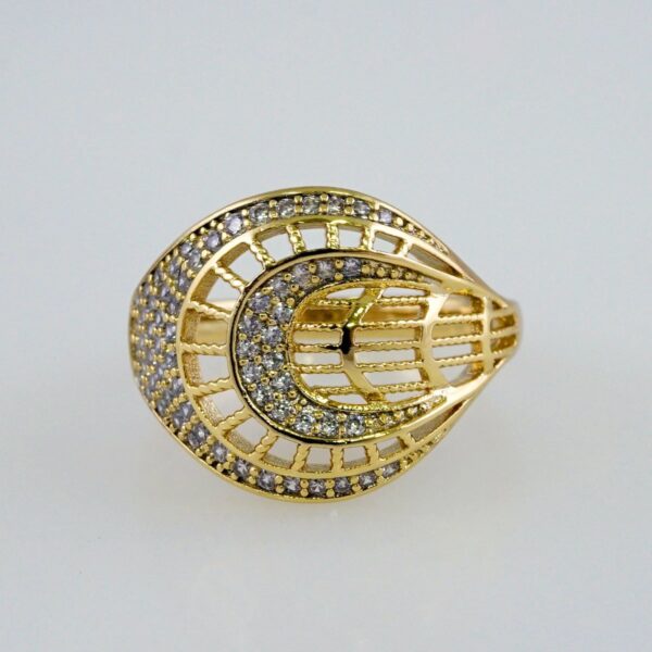 Women Ring/ Anillos Damas/  14K Real Color/  Zircon Stone// R463