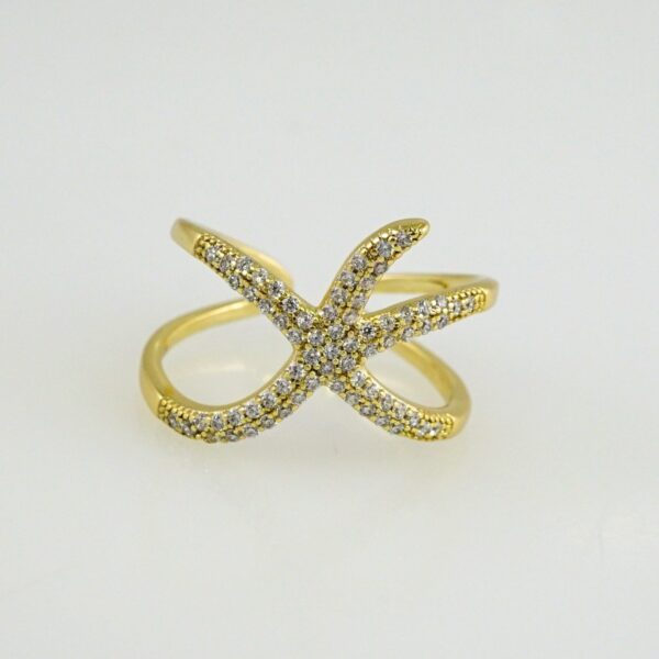 Women Ring/ Anillos Damas/  14K Real Color/  Zircon Stone// R470