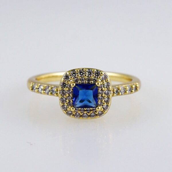 Women Ring/ Anillos Damas/  14K Real Color/  Zircon Stone// R474