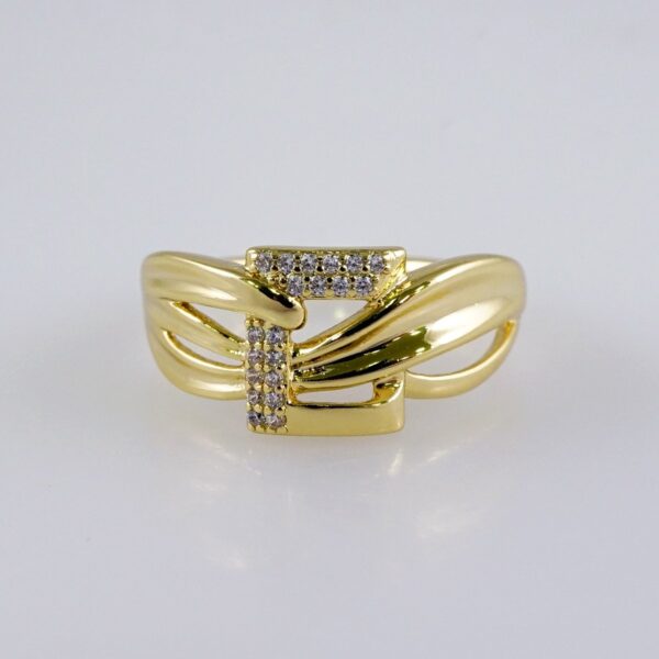 Women Ring/ Anillos Damas/  14K Real Color/  Zircon Stone// R484