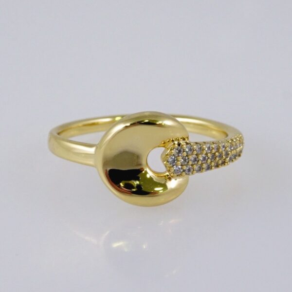Woman Ring/ Anillos Damas/  14K Real Color/  Zircon Stone// R502