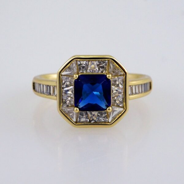 Woman Ring/ Anillos Damas/  14K Real Color/  Zircon Stone// R507