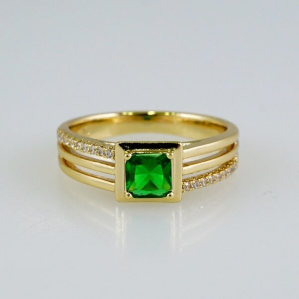 Woman Ring/ Anillos Damas/  14K Real Color/  Zircon Stone// R520