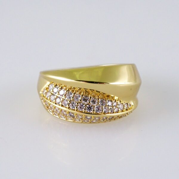 Women Ring/ Anillos Damas/  14K Real Color/  Zircon Stone// R533