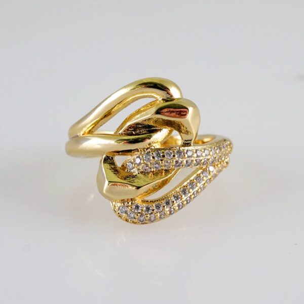 Women Ring/ Anillos Damas/  14K Real Color/  Zircon Stone// R548