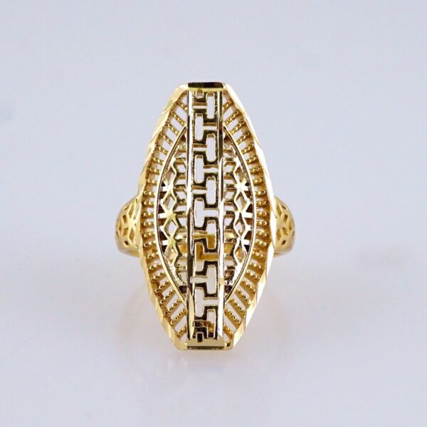 Women Ring/ Anillos Damas/  14K Real Color/ Plain// R603