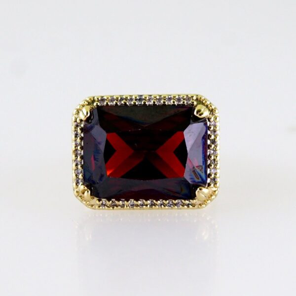 Women Ring/ Anillos Damas/ 14K Real Color/ Zircon Stone// R620