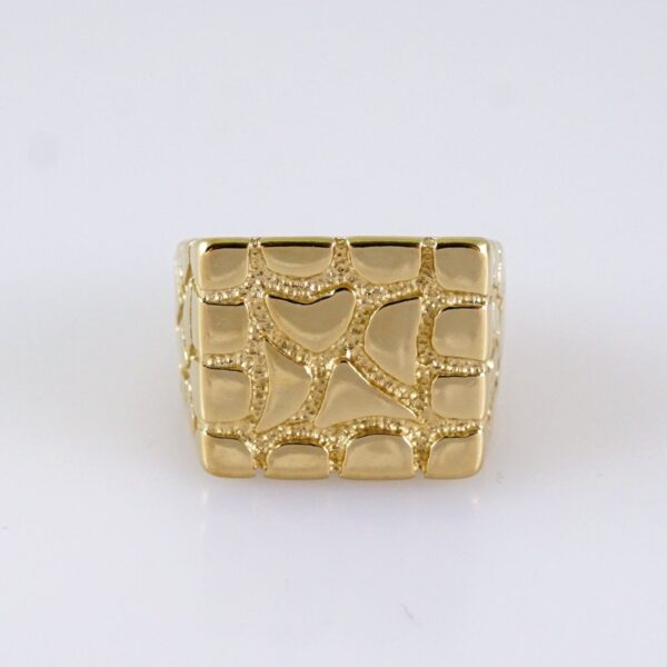 Men Ring/ Anillos Hombre/ 10K Real Color/ Plain// R628