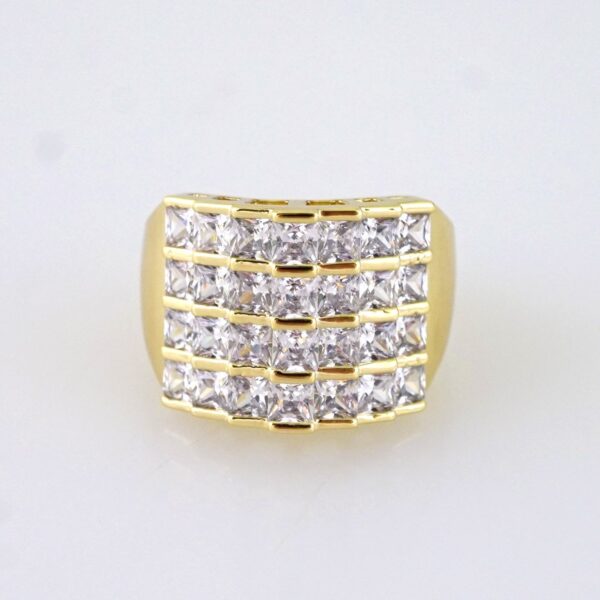 R658  Ring - Anillos - 14K Real Color - Zircon Stone