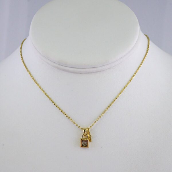 Cadenas & Colgantes/ Chain /Pendants /  14K Real Color/  Zircon Stone/  2mmx45cm// SET1010