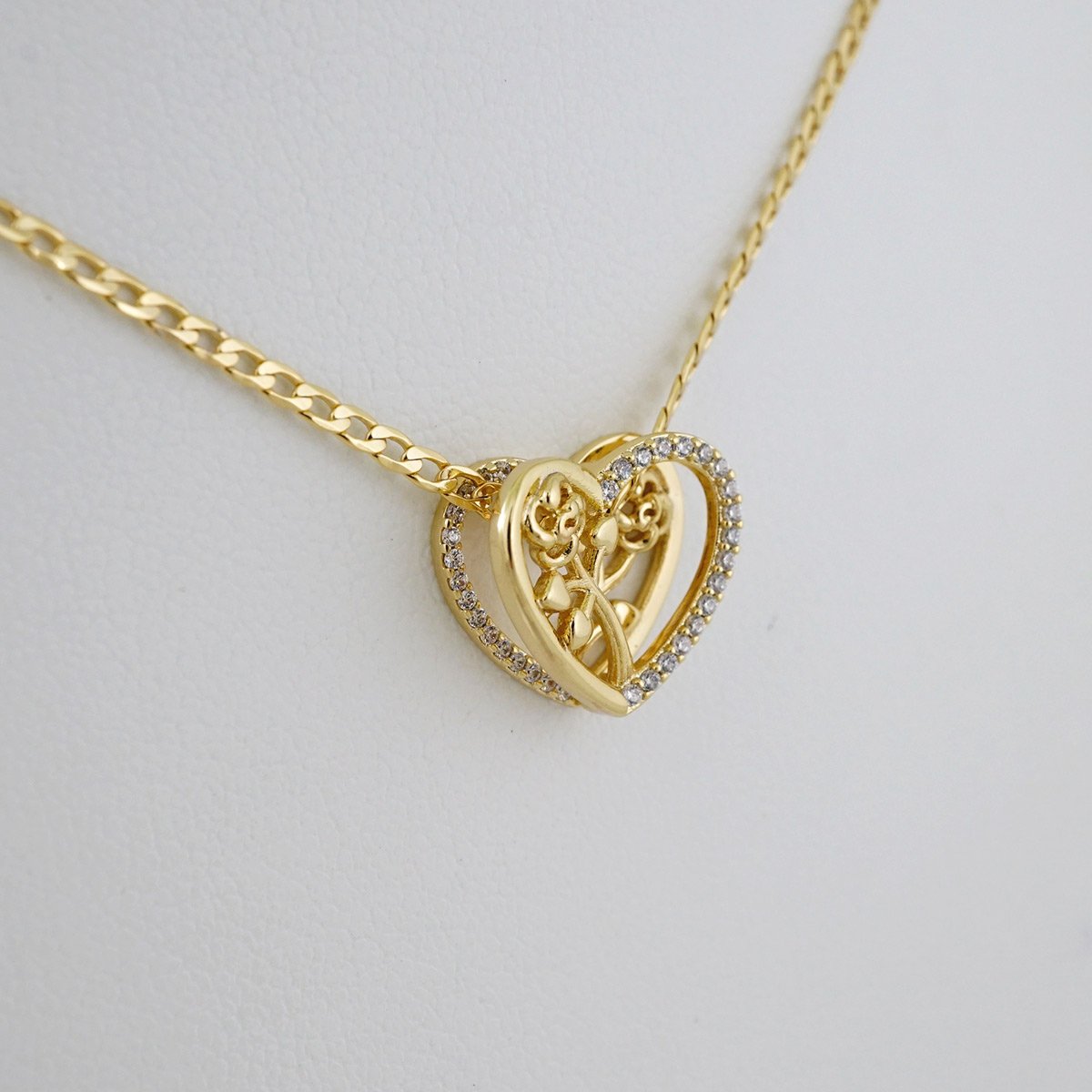Cadenas & Colgantes/ Chain/Pendants / 14K Real Color/ Zircon Stone/ 2mmx45cm// SET1044 - Image 2