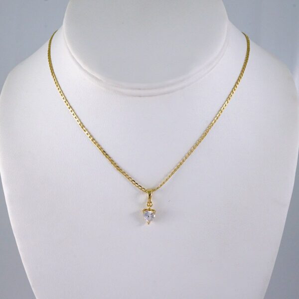 Cadenas & Colgantes/ Chain/Pendants /  14K Real Color/  Zircon Stone/  2mmx45cm// SET1047