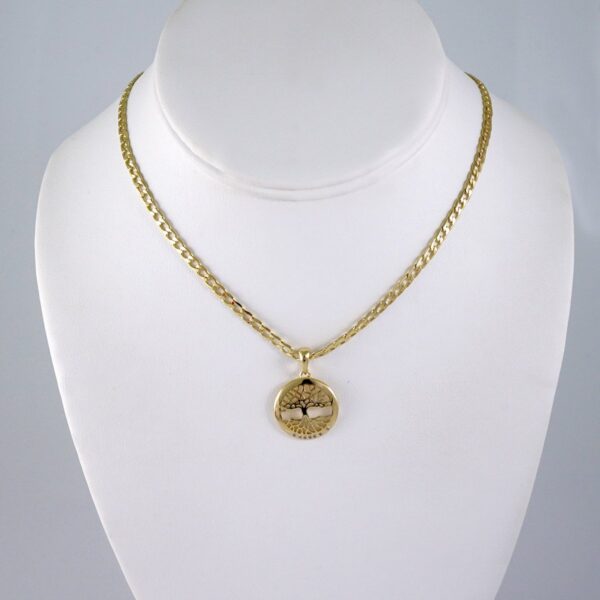 Cadenas & Colgantes/ Chain/Pendants /  14K Real Color/  Zircon Stone/  3mmx45cm// SET1048