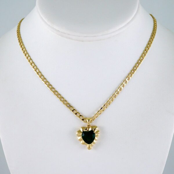 Cadenas & Colgantes/ Chain W/Pendants /  14K Real Color/  Zircon Stone/  3mmx45cm// SET1052