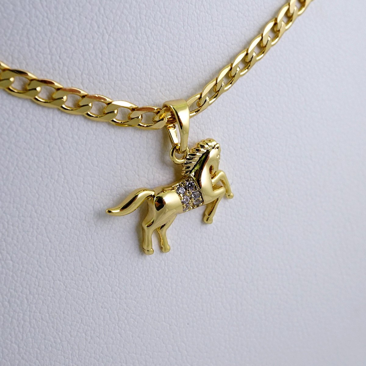 Cadenas & Colgantes/ Chain /Pendants / 14K Real Color/ Zircon Stone/ 3mmx45cm// SET1096 - Image 2