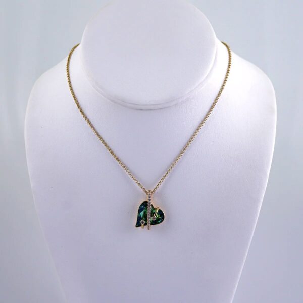 Cadenas & Colgantes/ Chain W/Pendants / 14K Real Color/ Zircon Stone/ 2mmx45cm// SET1152