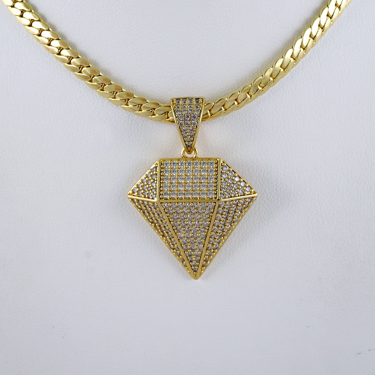 Gargantilla & Colgantes / Choker W/ Pendants/ 14K Real Color/ Zircon Stone/ 5mmx45cm// SET1161 - Image 2