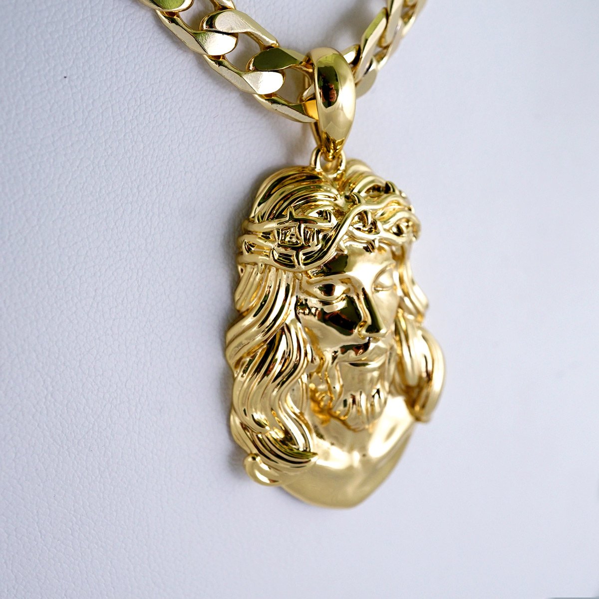 Cadenas & Colgantes/ Chain Men/Pendants/ Plain/ 14K Real Color/ 8mm x60cm// SET1173 - Image 2