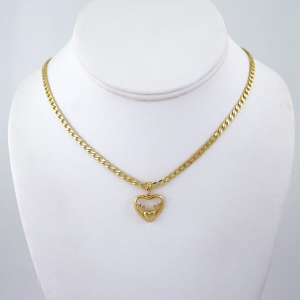 Cadenas & Colgantes/ Chain W/Pendants/ 14K Real Color/ Plain/ 3mmx45cm// SET1181