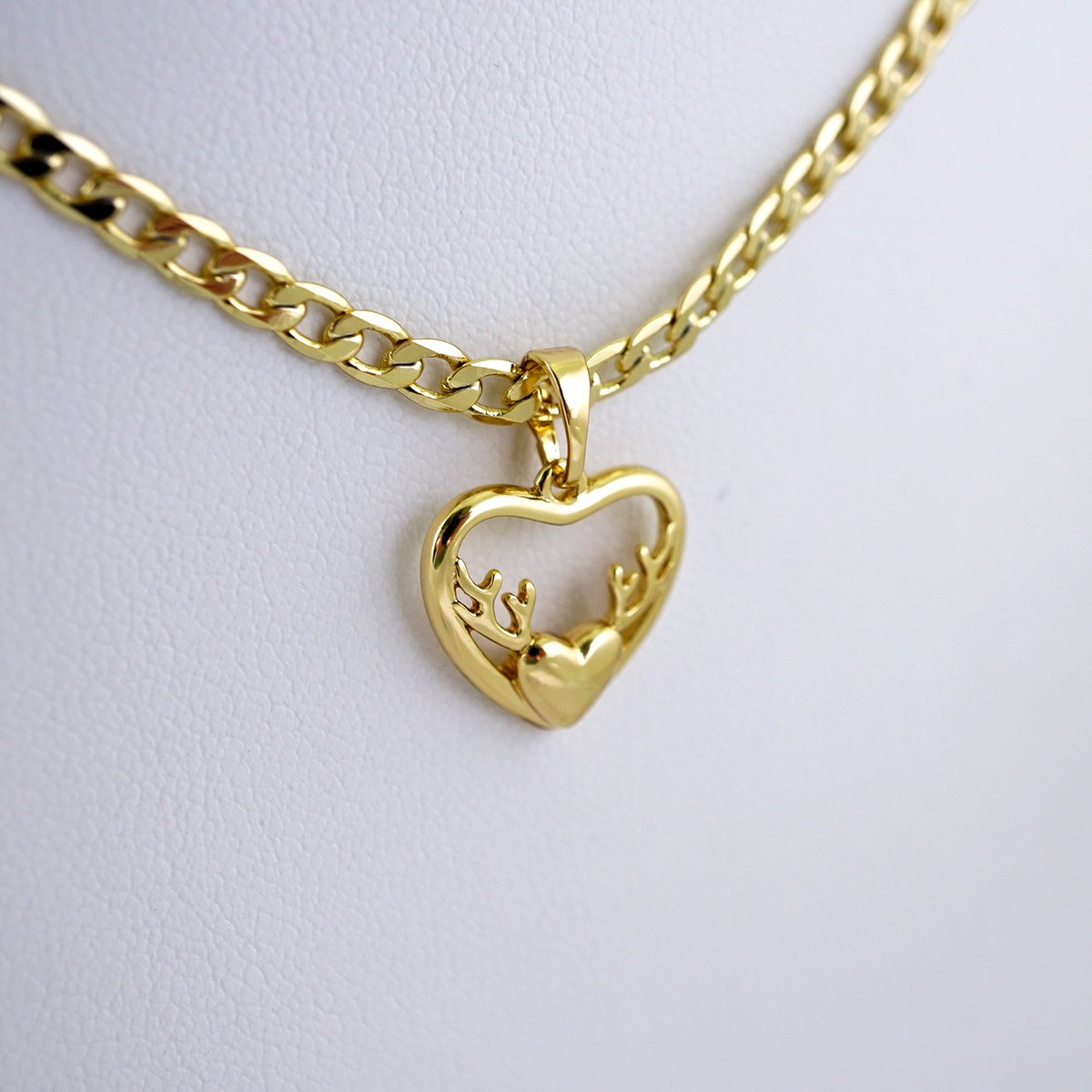 Cadenas & Colgantes/ Chain W/Pendants/ 14K Real Color/ Plain/ 3mmx45cm// SET1181 - Image 2